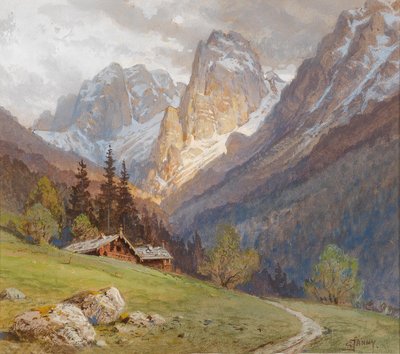 De Wilde Kaiser bij Kufstein door Georg Janny